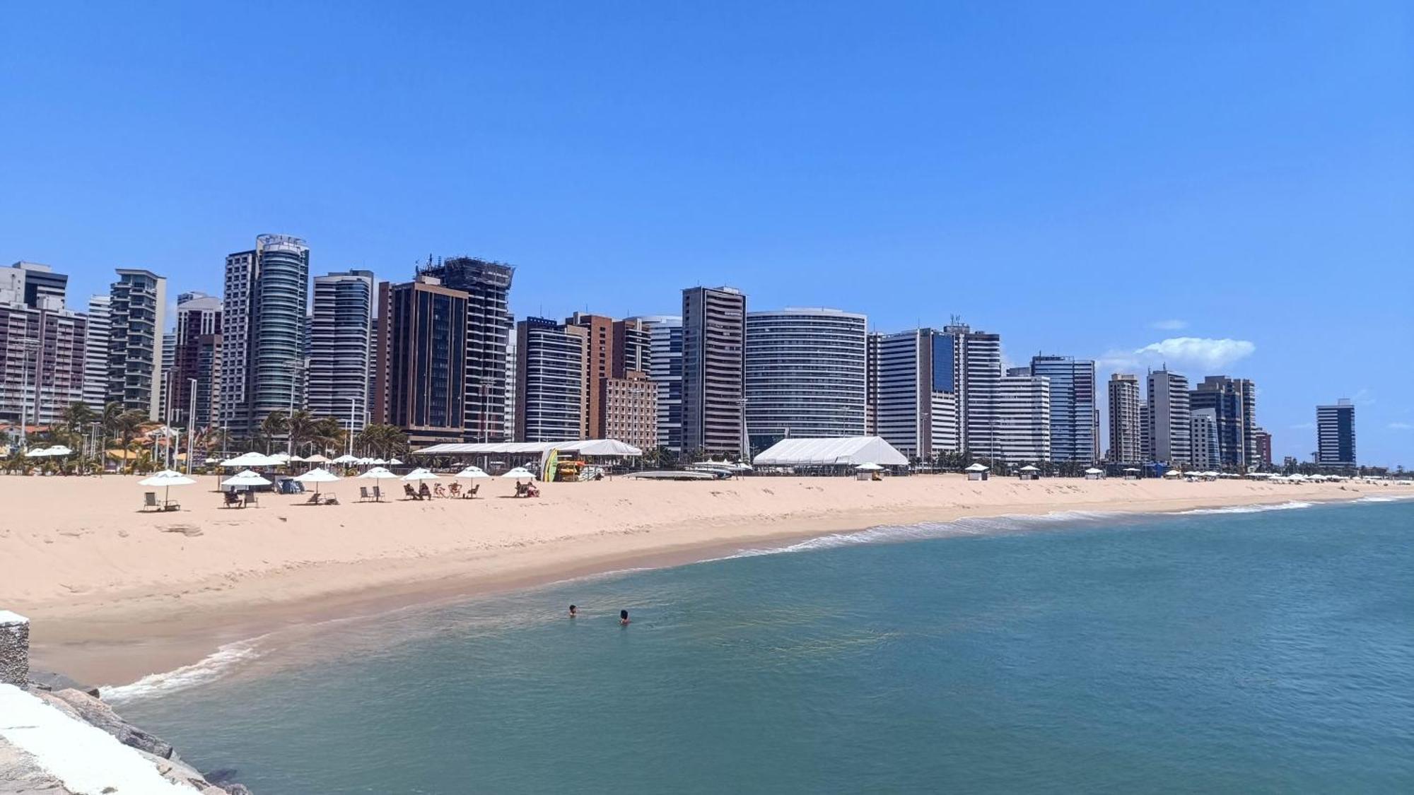 Excelente Apto Com Vista Mar Na Praia De Iracema Форталеза Екстериор снимка